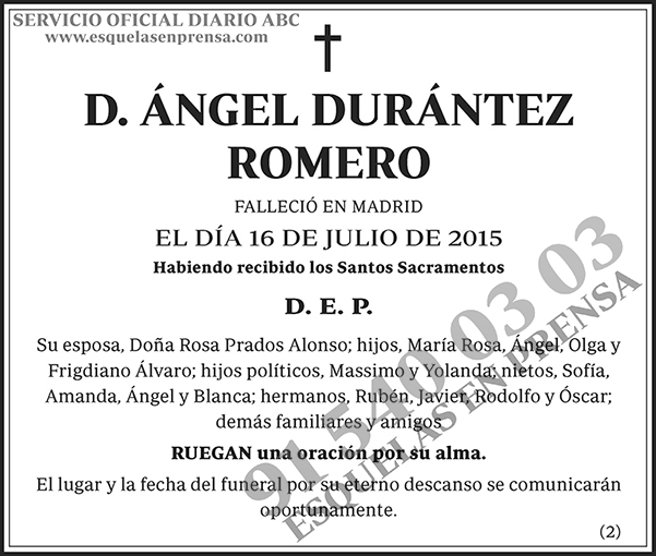 Ángel Durántez Romero